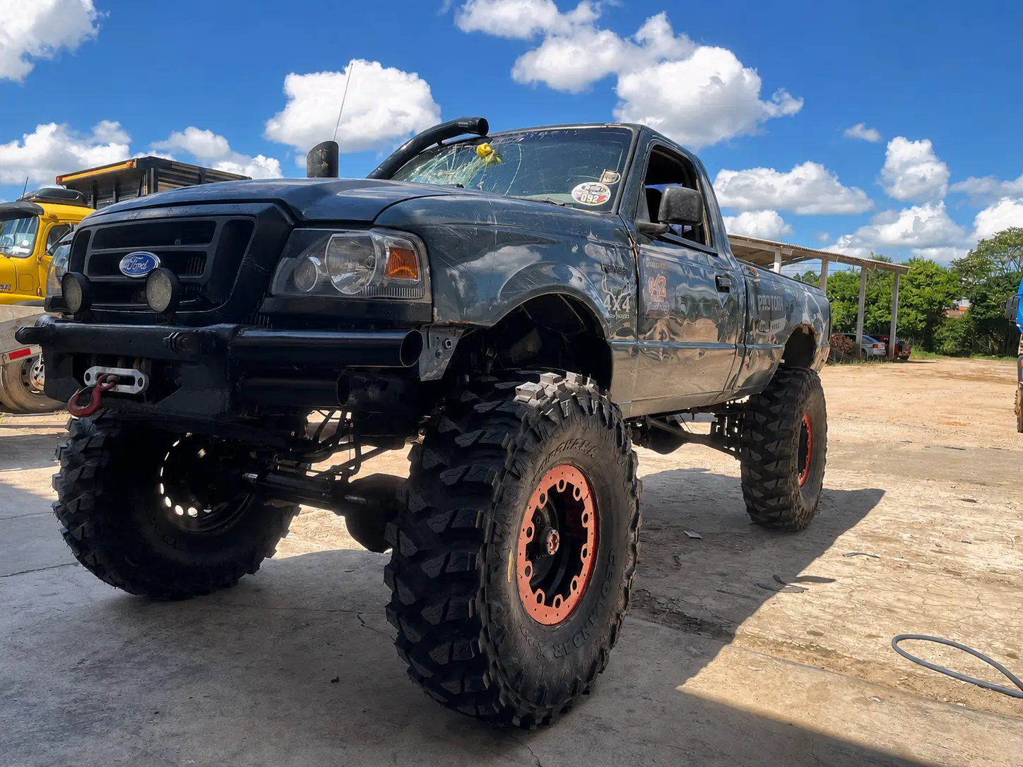 Ford Ranger preparada e equipada com pneus MP920